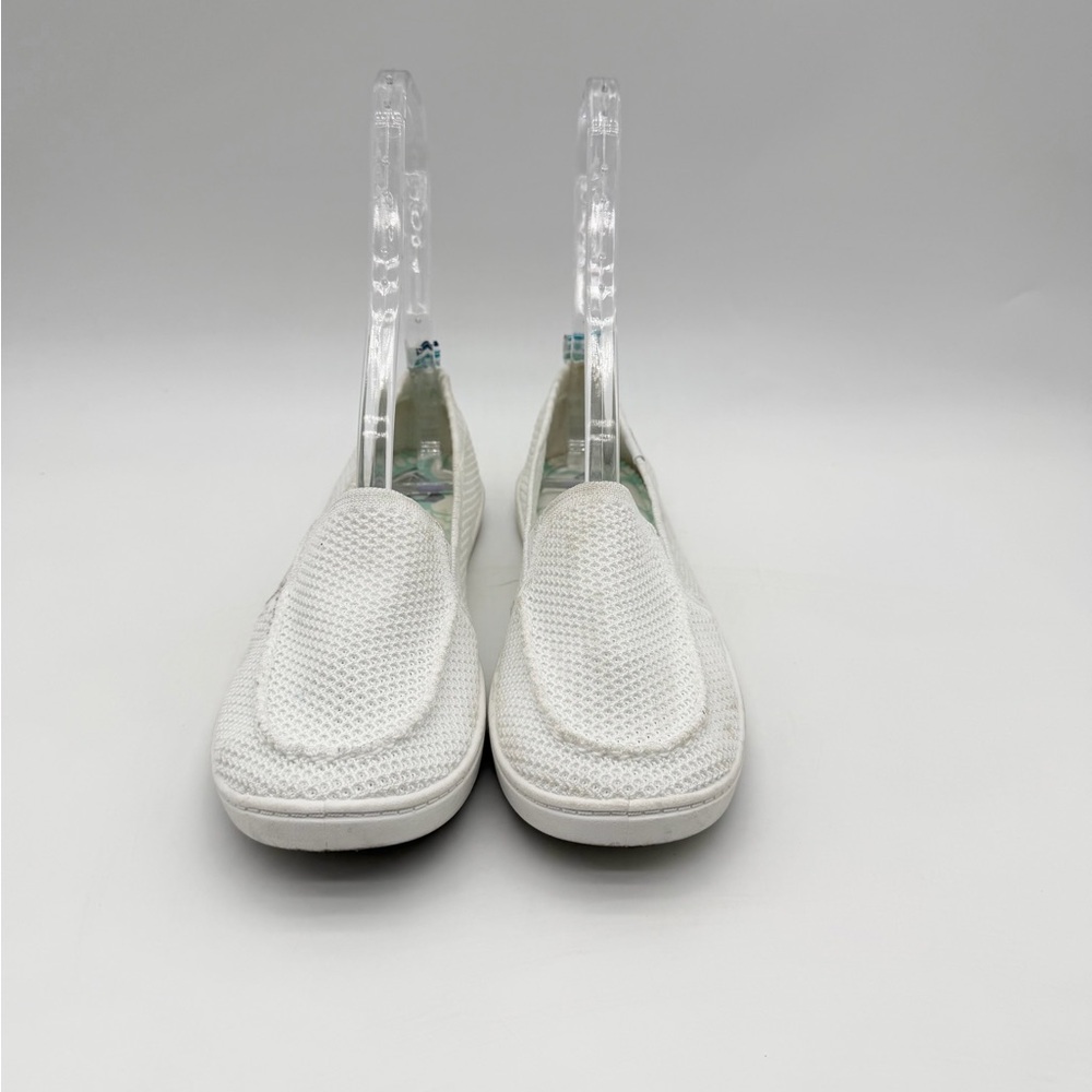 Roxy Minnow Knit Closed Casual Memory Foam Slip-on Comfort Shoes White Size 9 - Picture 4 of 8